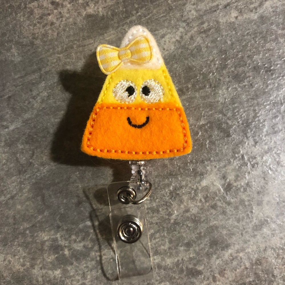 Candy Corn Badge Reel